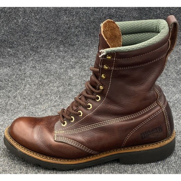 Duluth Trading F2892-11 MADE IN USA 125 Work Boots Brown Leather 11.5 W EH - Picture 8 of 16